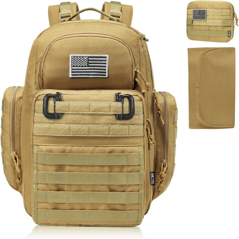 DBTAC DO MORE & BE MORE Diaper Bag Backpack for Dad - Image 1
